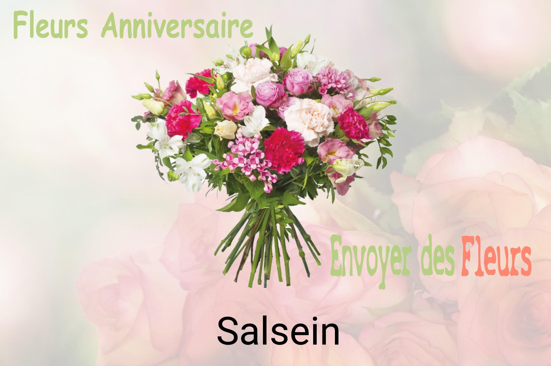 Bouquet de fleurs d’anniversaire livré à Salsein